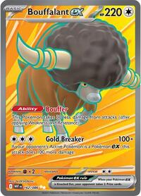 Bouffalant ex (162) - SV: White Flare (WHT)