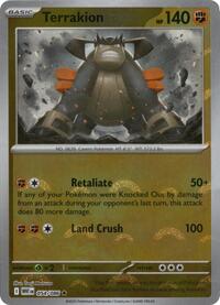 Terrakion (Poke Ball Pattern) (54) - SV: White Flare (WHT)
