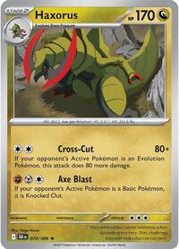 Haxorus (70) - SV: Black Bolt (BLK)