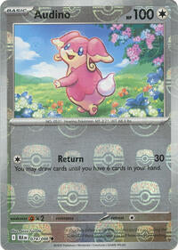 Audino - 074/086 (Master Ball Pattern) (74) - SV: Black Bolt (BLK)