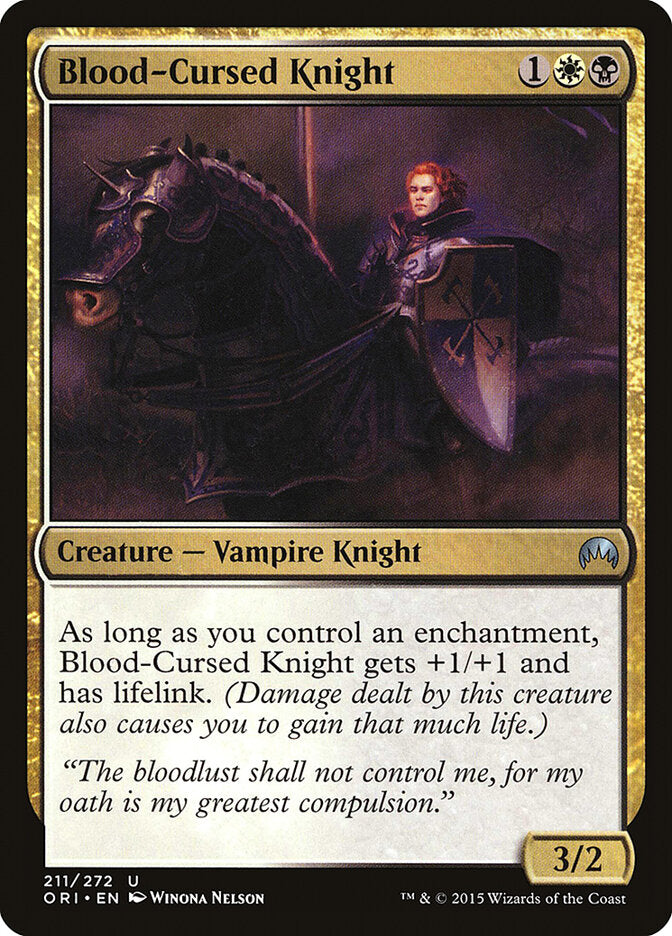 Blood-Cursed Knight (211) - Magic Origins (ORI)