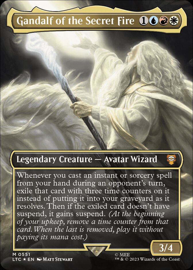 Gandalf of the Secret Fire (551) - Tales of Middle-earth Commander (LTC)