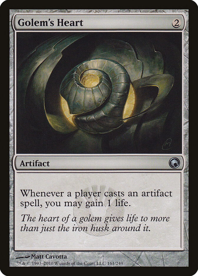 Golem's Heart (161) - Scars of Mirrodin (SOM)