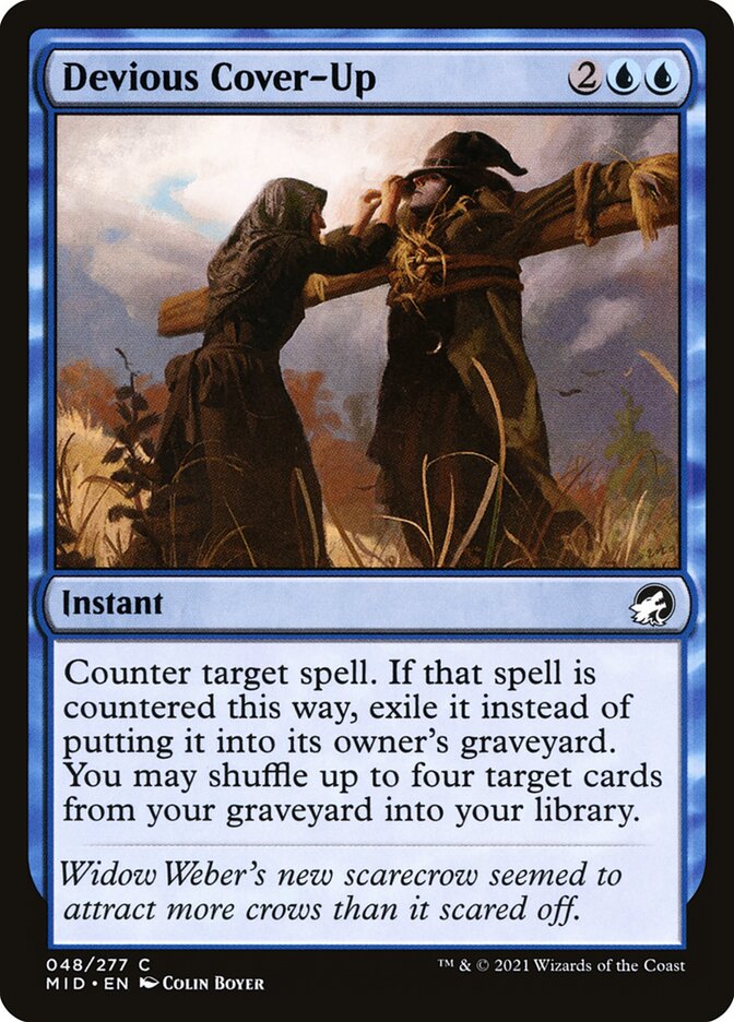 Devious Cover-Up (48) - Innistrad: Midnight Hunt (MID)