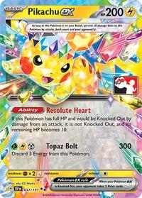 Pikachu ex (57) - Prize Pack Series Cards