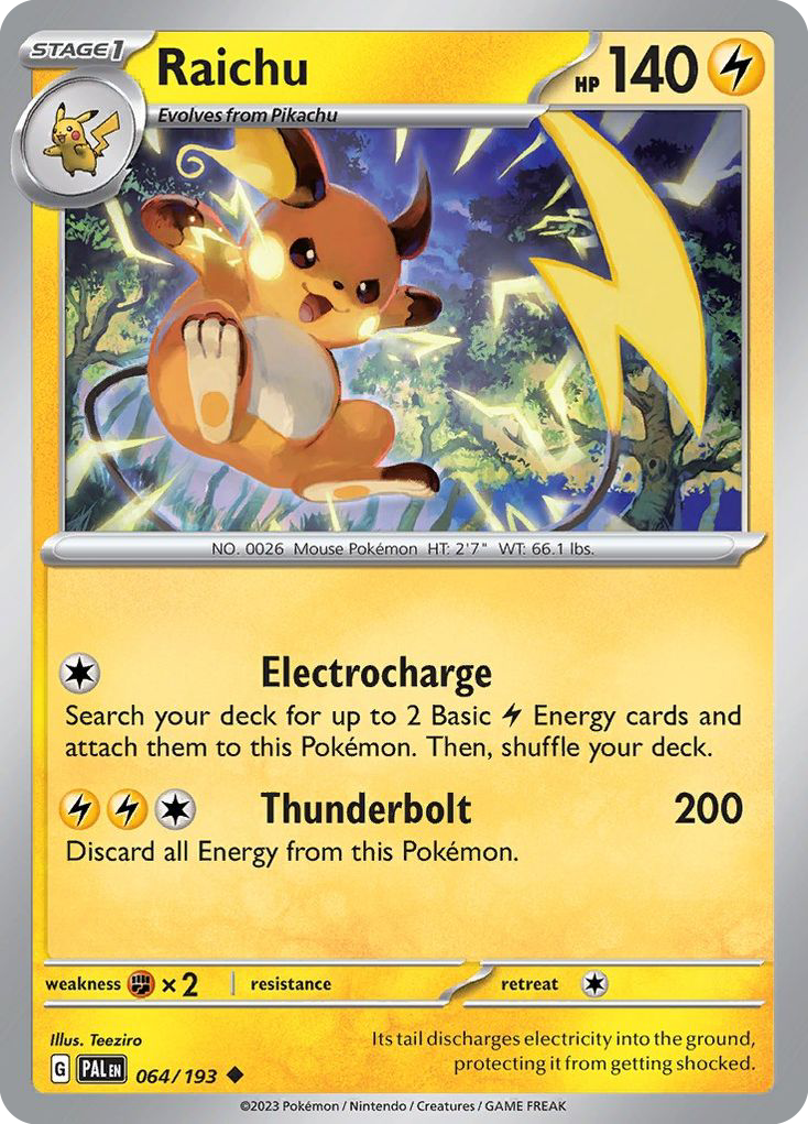 Raichu (64/193) - Paldea Evolved (PAL)