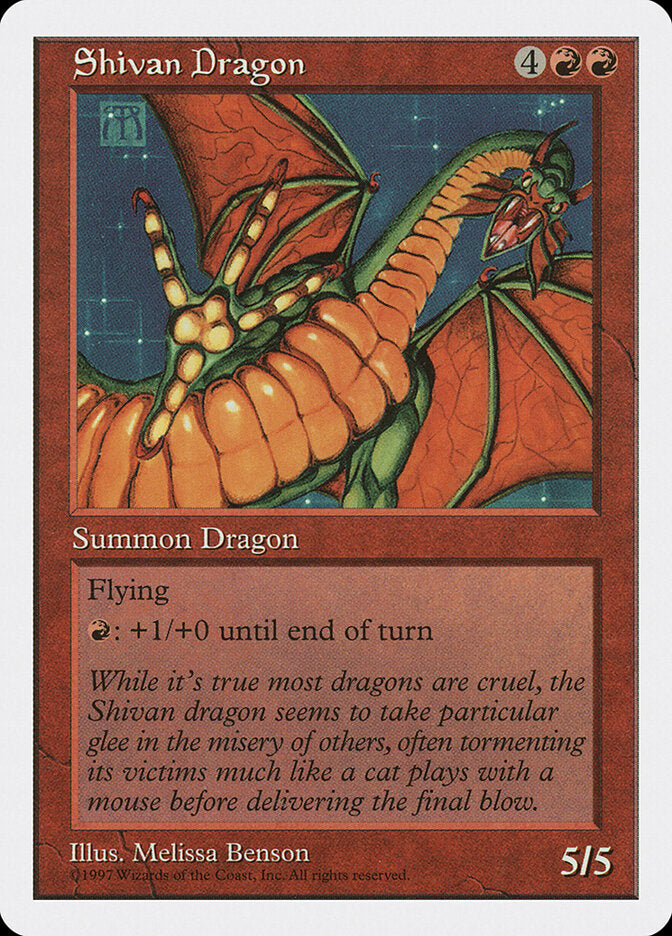 Shivan Dragon (267) - Fifth Edition (5ED)