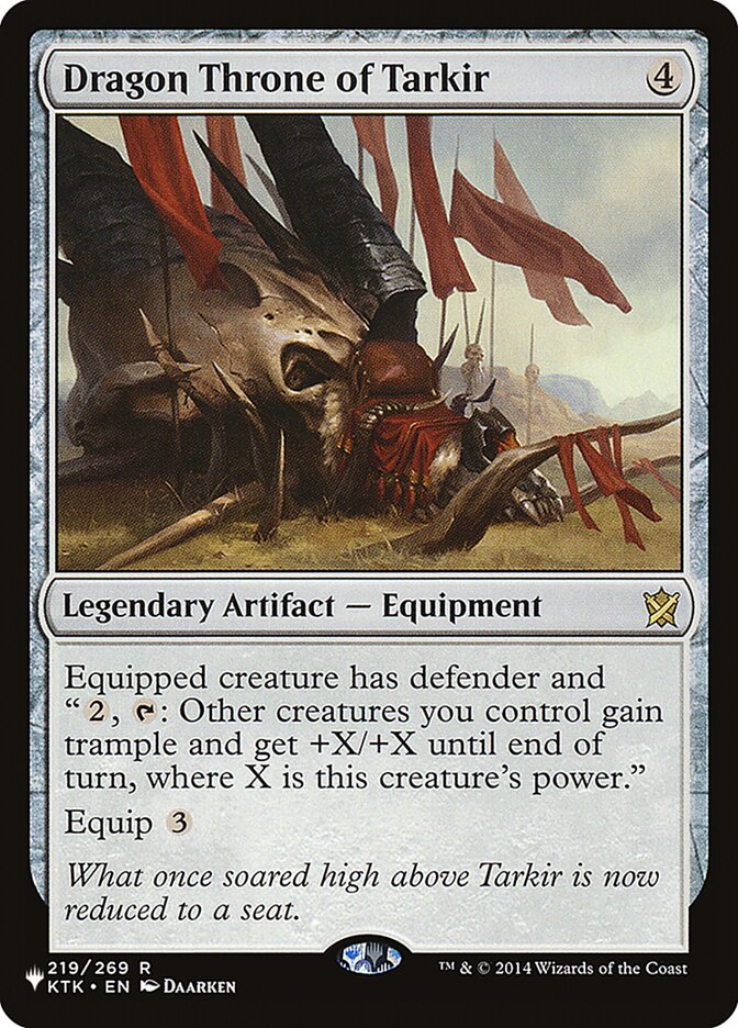 Dragon Throne of Tarkir (KTK-219) - The List (PLST)