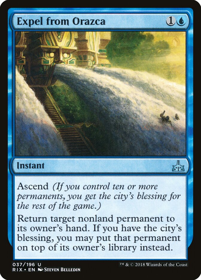 Expel from Orazca (37) - Rivals of Ixalan (RIX)