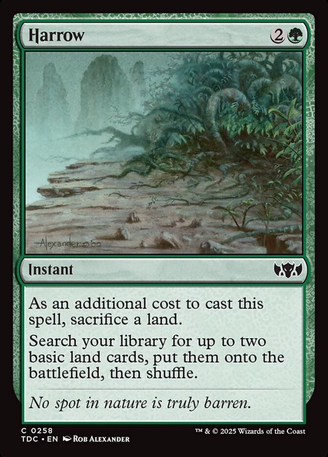 Harrow (258) - Tarkir: Dragonstorm Commander (TDC)