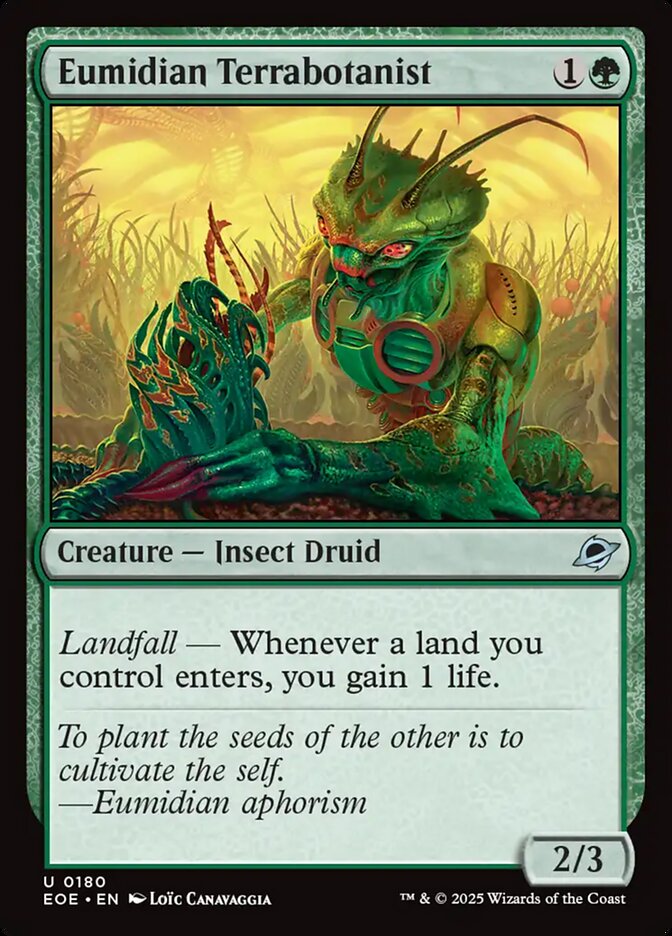 Eumidian Terrabotanist (180) - Edge of Eternities (EOE)