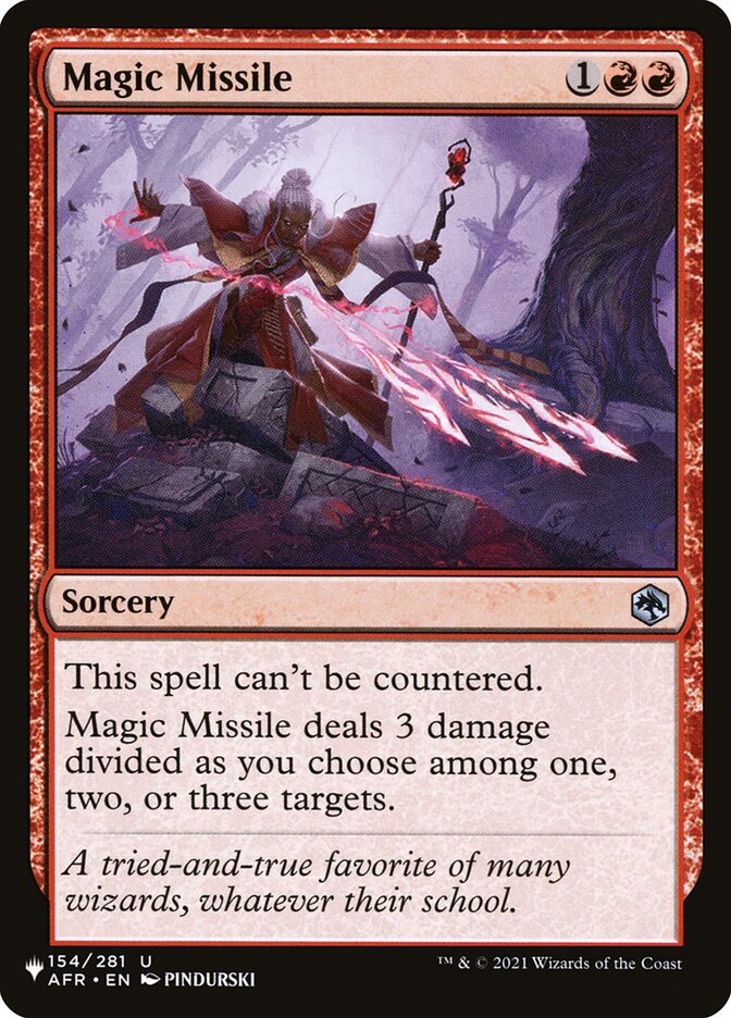 Magic Missile (AFR-154) - The List (PLST)