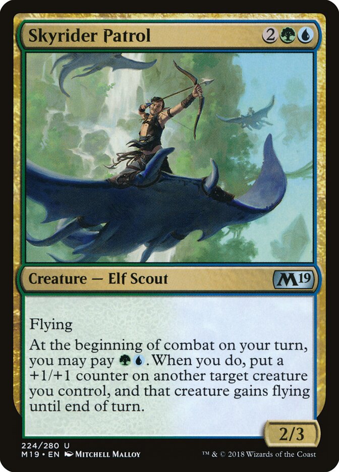 Skyrider Patrol (224) - Core Set 2019 (M19)