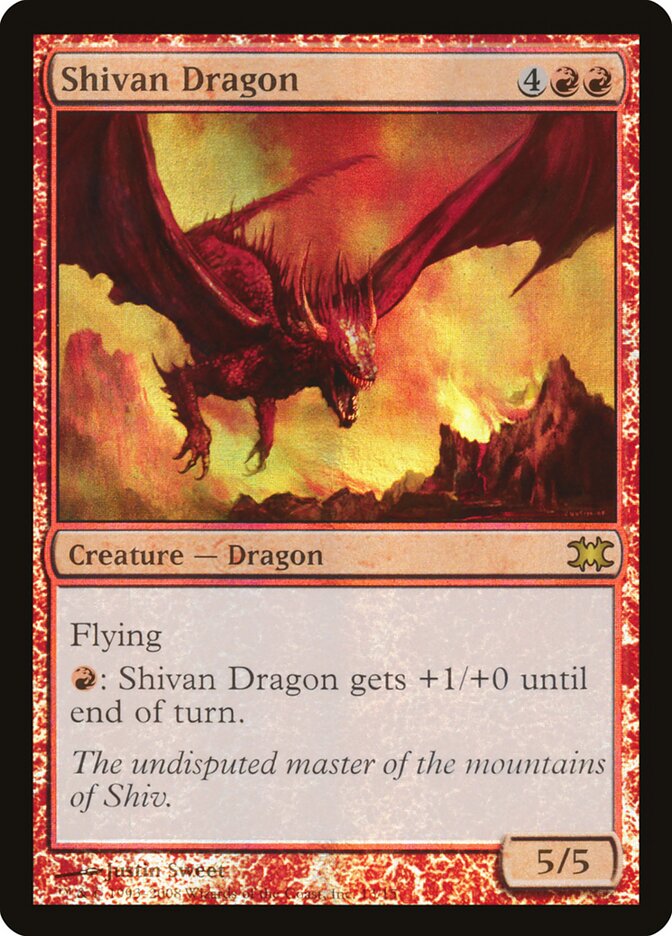 Shivan Dragon (13) - From the Vault: Dragons (DRB)