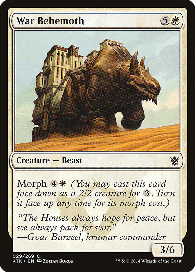 War Behemoth (29) - Khans of Tarkir (KTK)