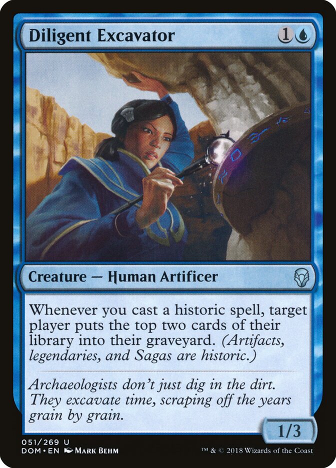 Diligent Excavator (51) - Dominaria (DOM)