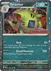 Tyranitar (Paldea Evolved Stamp) (135) - Miscellaneous Cards & Products (MCAP)