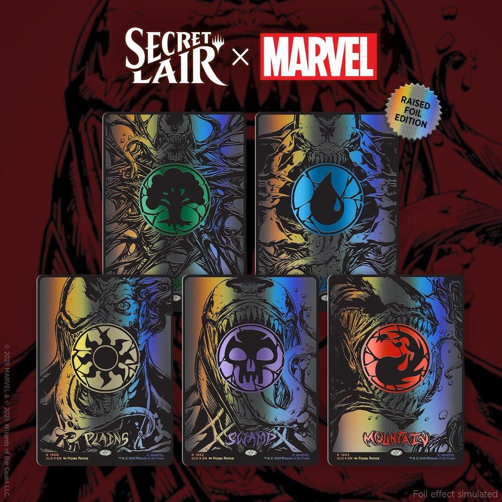 Secret Lair Drop: Secret Lair x Marvel's Spider-Man: Mana Symbiote - Raised Foil Edition