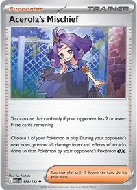 Acerolas Mischief (113) - ME01: Mega Evolution (MEG)