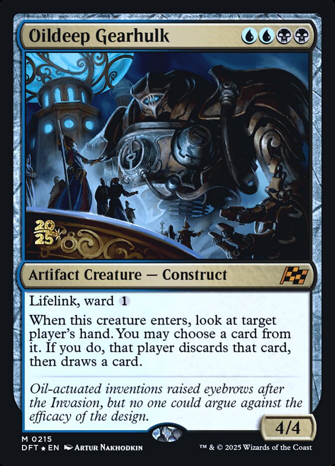 Oildeep Gearhulk (215s) - Aetherdrift Promos (PDFT)