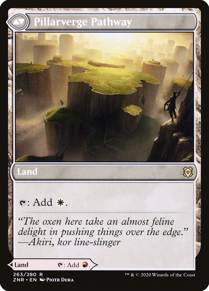 Needleverge Pathway // Pillarverge Pathway (263) - Zendikar Rising (ZNR)