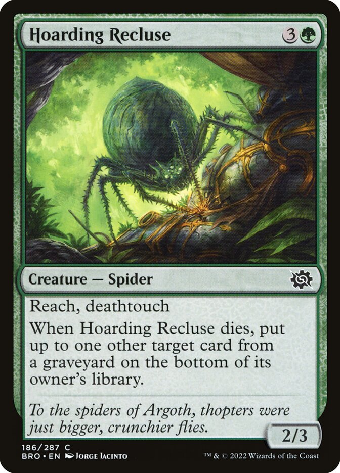 Hoarding Recluse (186) - The Brothers' War (BRO)
