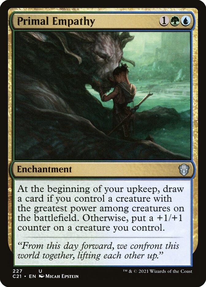 Primal Empathy (227) - Commander 2021 (C21)