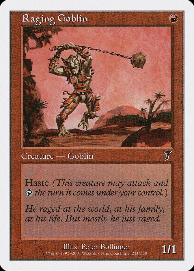 Raging Goblin (211) - Seventh Edition (7ED)