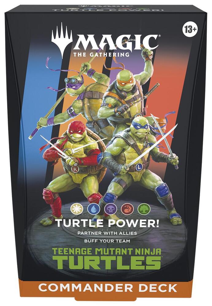 Teenage Mutant Ninja Turtles Commander Deck - Turtle Power! - Commander: Teenage Mutant Ninja Turtles (TMC)