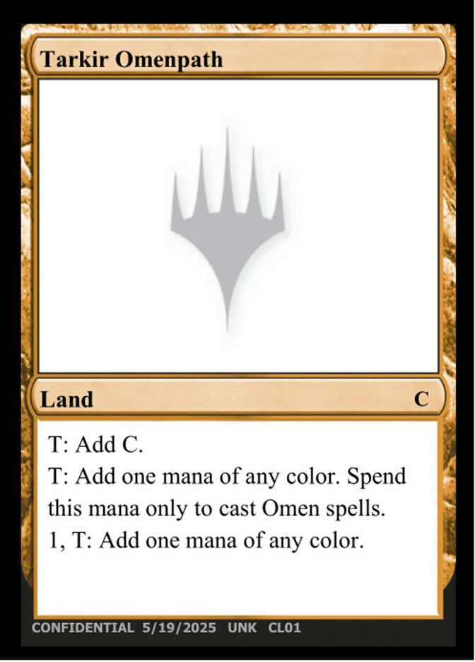 Tarkir Omenpath (CL01) - Unknown Event (UNK)
