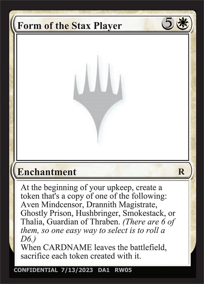 Form of the Stax Player (RW05b) - Unknown Event (UNK)