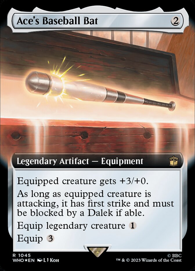 Ace's Baseball Bat (1045) - Doctor Who (WHO)
