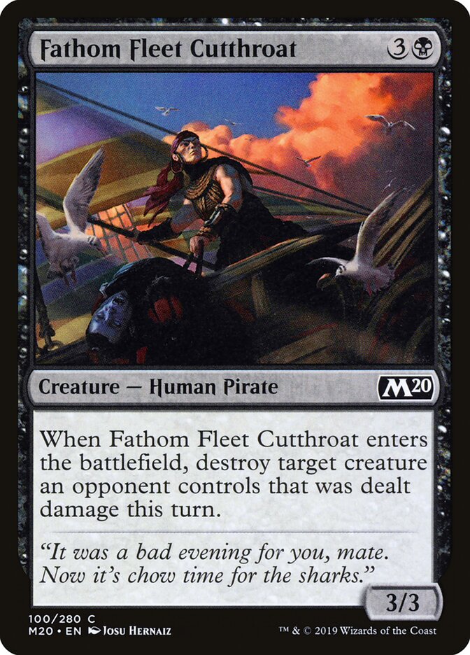 Fathom Fleet Cutthroat (100) - Core Set 2020 (M20)