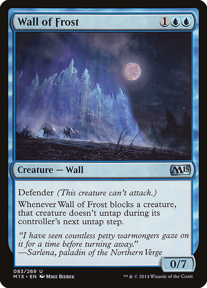 Wall of Frost (83) - Magic 2015 (M15)