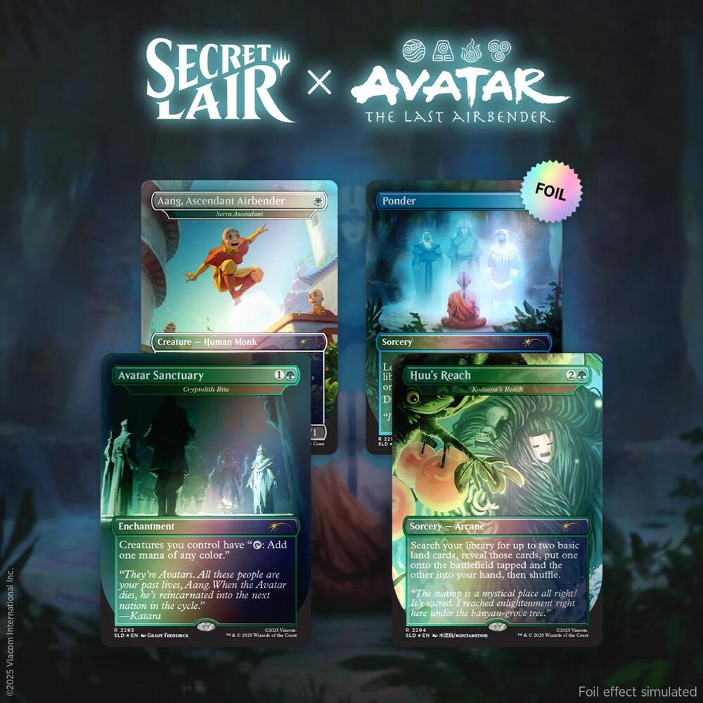 Secret Lair x Avatar: The Last Airbender: A Lot To Learn - Rainbow Foil Edition - Secret Lair Drop Series