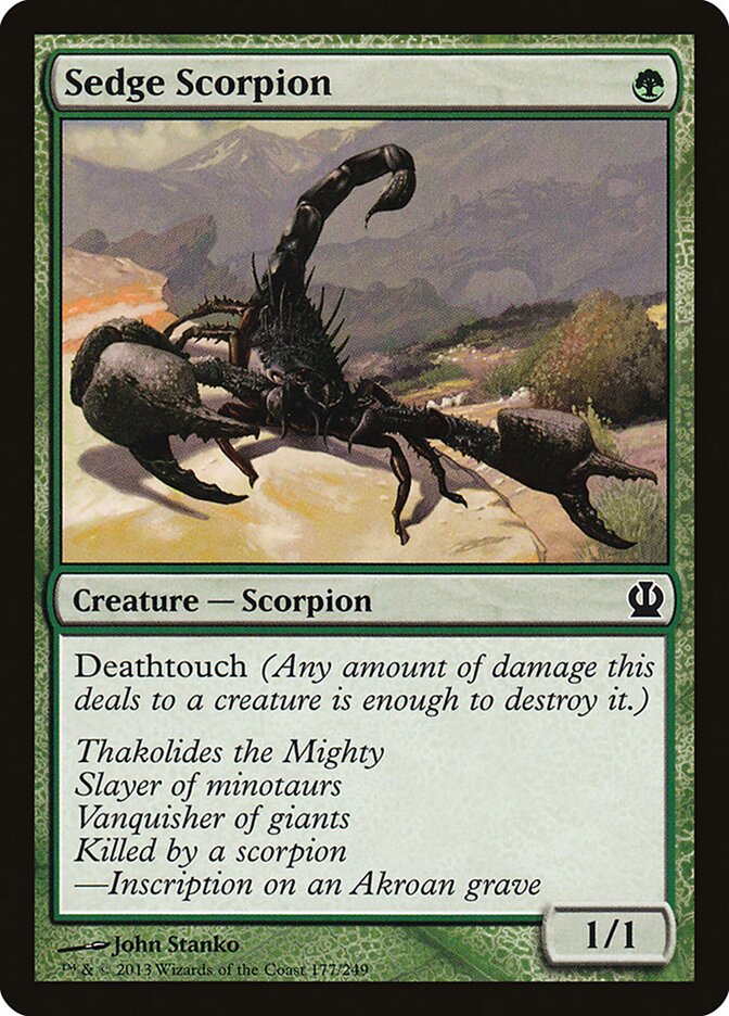 Sedge Scorpion (177) - Theros (THS)