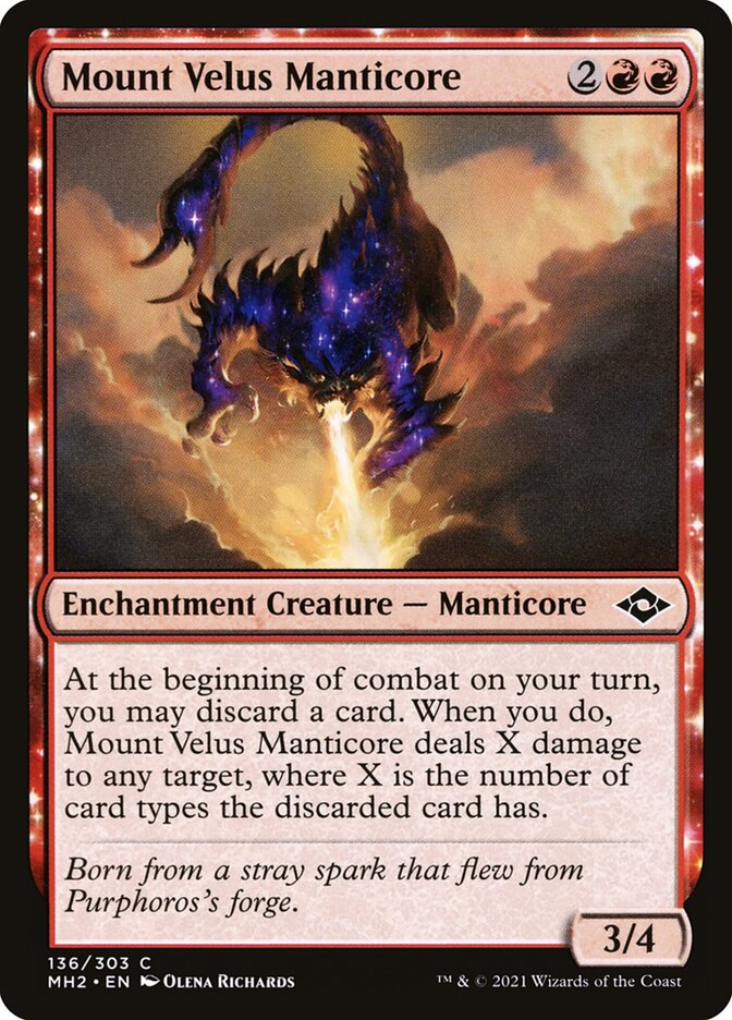 Mount Velus Manticore (136) - Modern Horizons 2 (MH2)