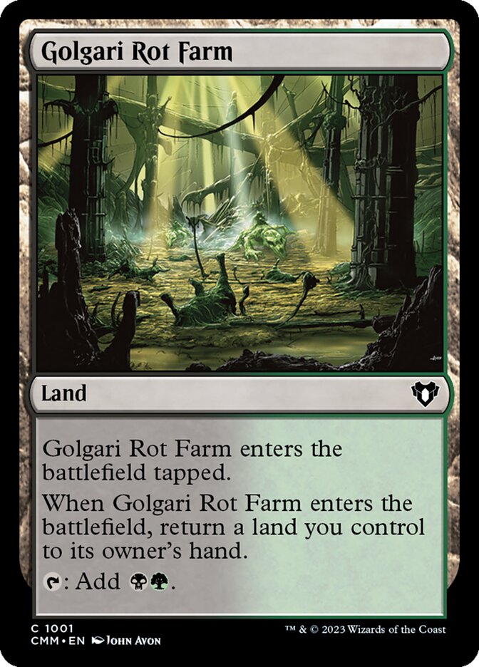 Golgari Rot Farm (1001) - Commander Masters (CMM)