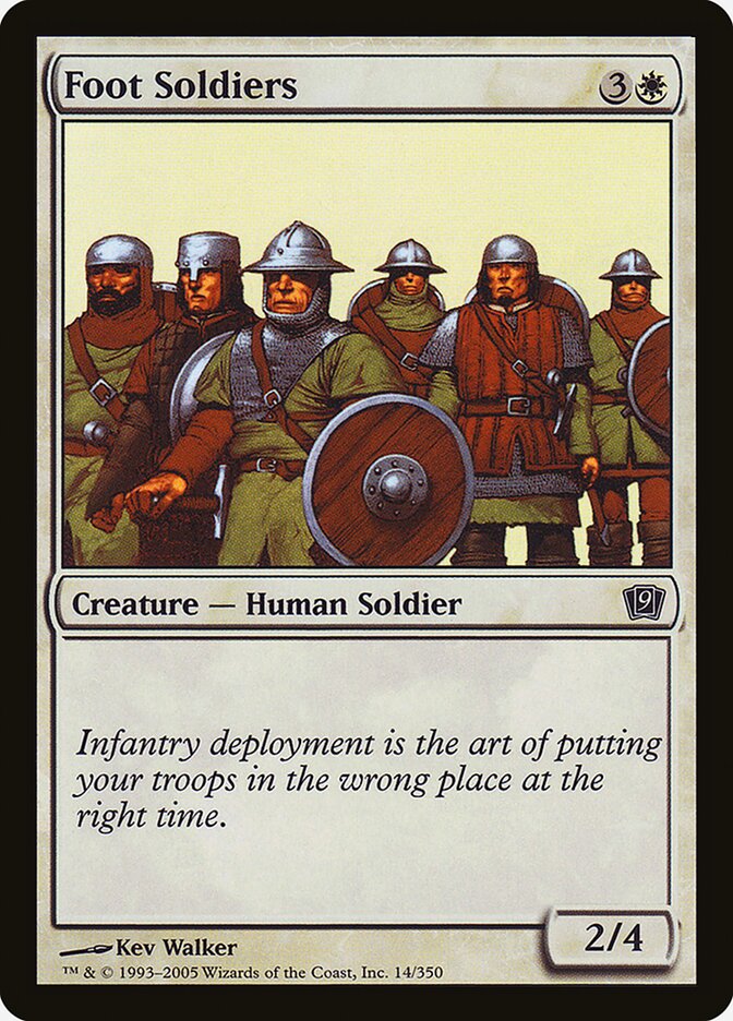 Foot Soldiers (14) - Ninth Edition (9ED)