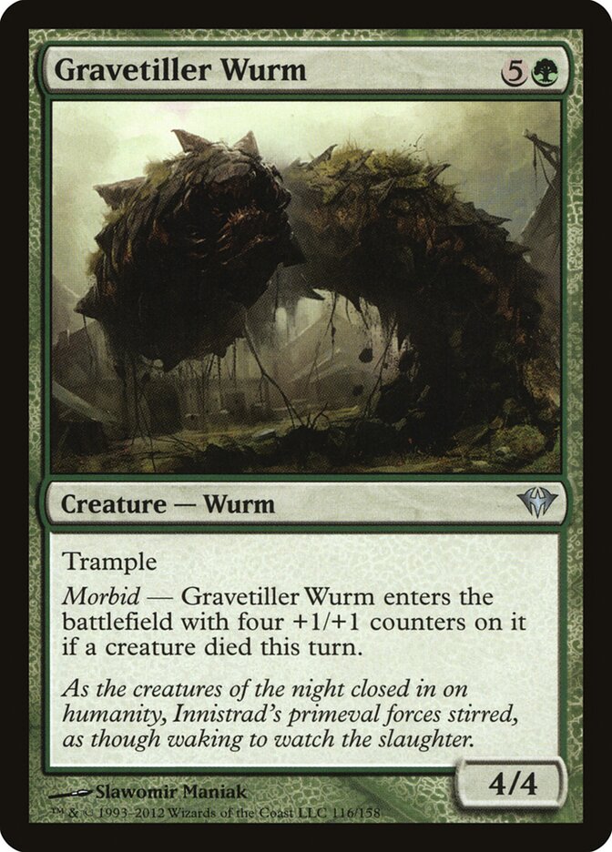 Gravetiller Wurm (116) - Dark Ascension (DKA)