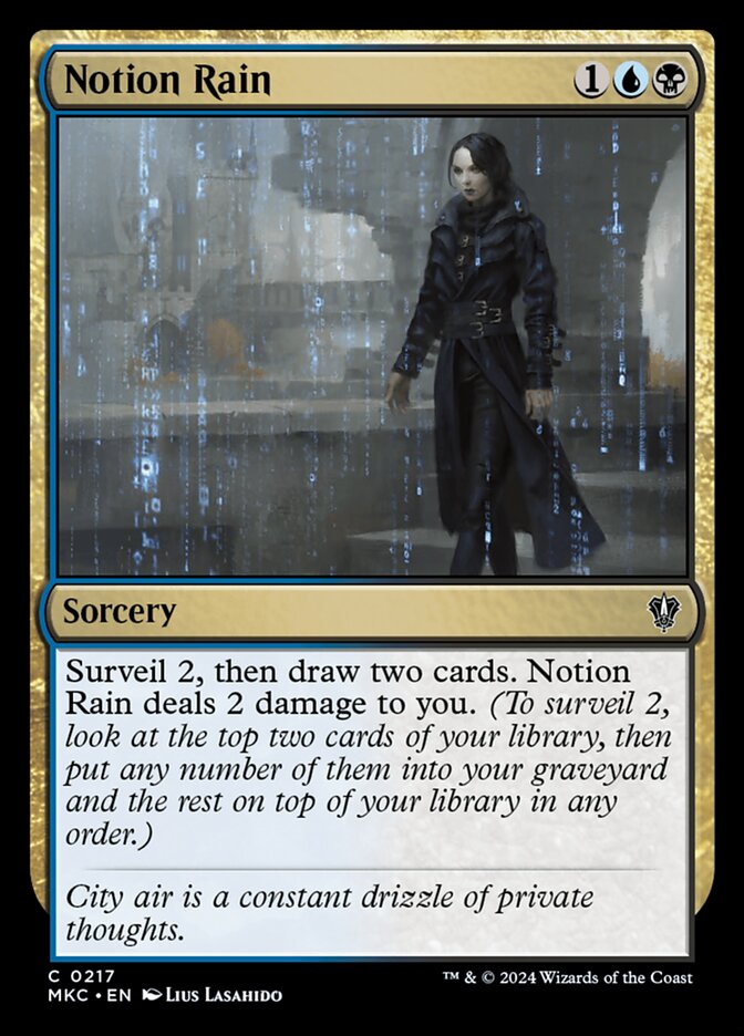 Notion Rain (217) - Murders at Karlov Manor Commander (MKC)