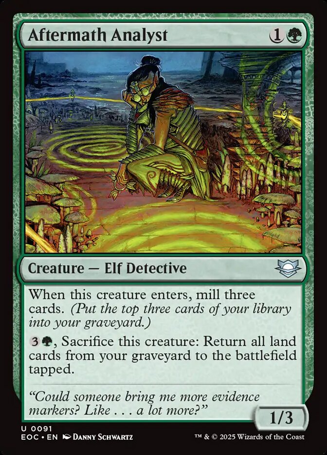 Aftermath Analyst (91) - Edge of Eternities Commander (EOC)