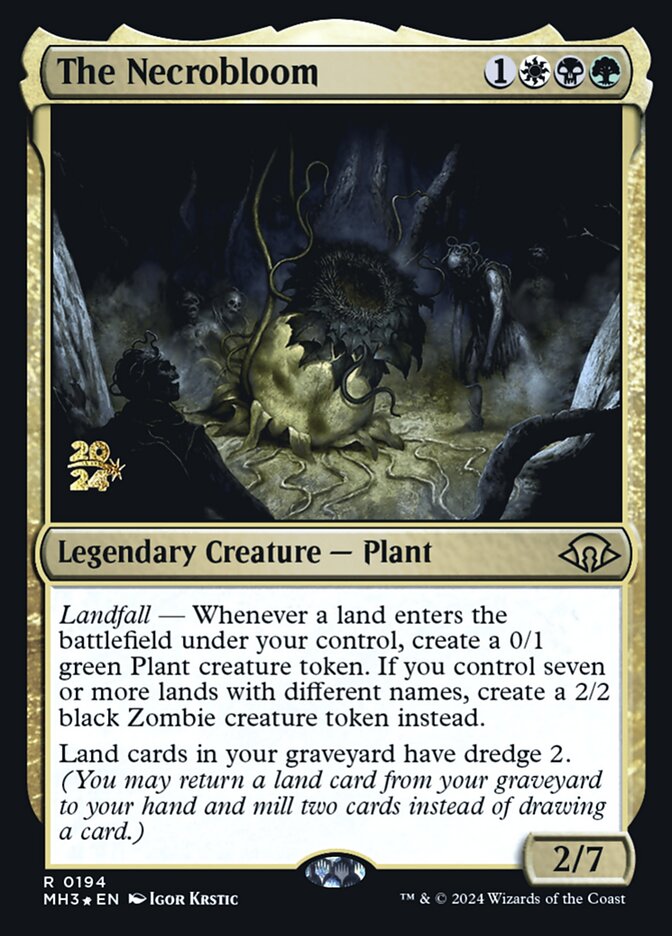 The Necrobloom (194s) - Modern Horizons 3 Promos (PMH3)