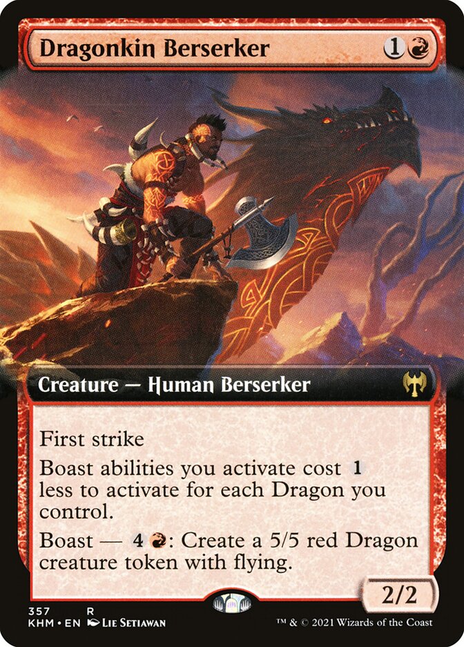 Dragonkin Berserker (357) - Kaldheim (KHM)