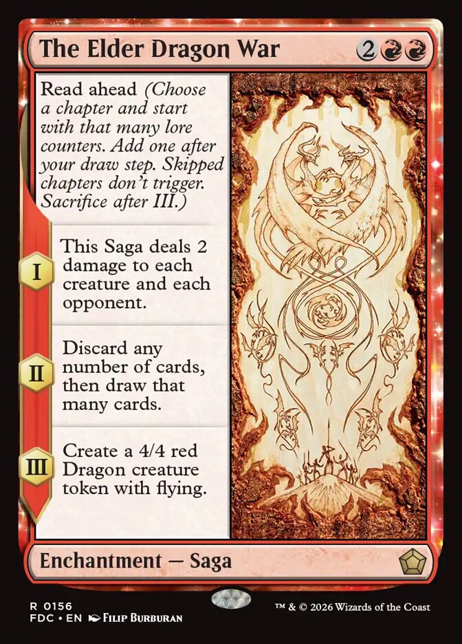 The Elder Dragon War (156) - Foundations Commander (FDC)