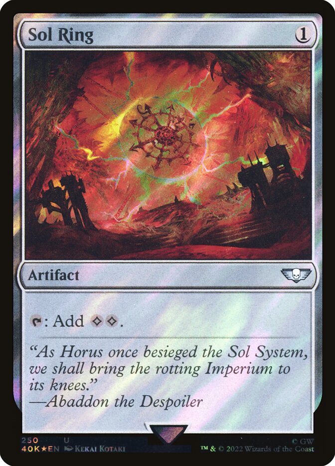 Sol Ring (250★) - Warhammer 40,000 Commander (40K)