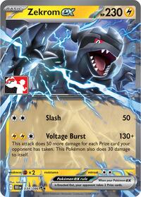 Zekrom ex - 034/086 (Left Stamp) (34) - Prize Pack Series Cards
