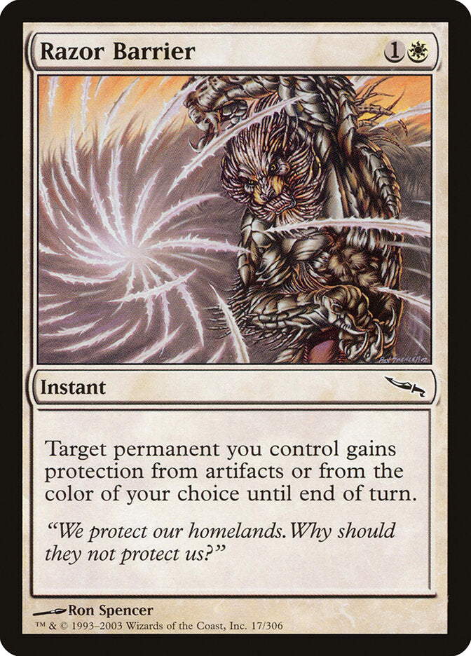 Razor Barrier (17) - Mirrodin (MRD)