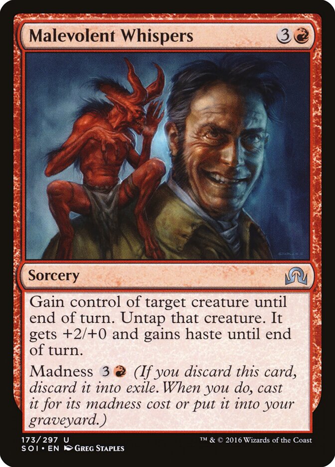 Malevolent Whispers (173) - Shadows over Innistrad (SOI)