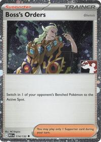 Boss's Orders - 114/132 (Cosmos Holo) (114) - Prize Pack Series Cards
